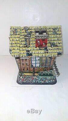 Vintage Marx Hootin Hollow Haunted House Tin Battery Operated Toy ALL WORKING