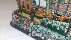 Vintage Marx Hootin Hollow Haunted House Tin Battery Operated Toy ALL WORKING