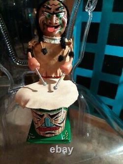 Vintage Marx NUTTY MAD INDIAN Battery Operated Tin Litho Toy With Box