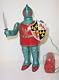 Vintage Masudaya Walking Knight In Armor Rare 50's Toy Near Mint Modern Toys M-t