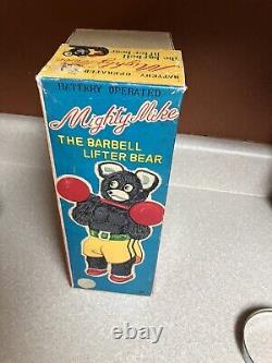 Vintage Mighty Mike The Barbell Lifter Bear Trademark K From Japan 1950, s