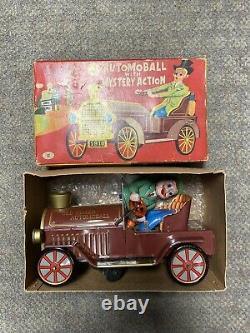 + Vintage Modern Toys Japan Battery Operated Automoball Mystery Action with Box
