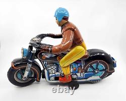 Vintage Modern Toys Japan Battery Operated Motorcycle Rider Nice Condition C801
