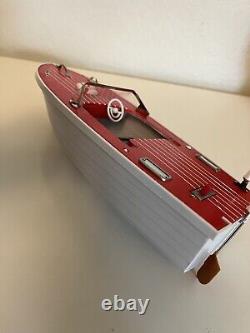 Vintage NOS Ito Union Craft Inboard Toy Motor Powerboat Speed Boat, READ