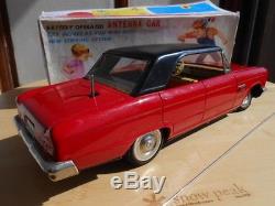 Vintage Nomura Toy NOMURA large Battery Operated ANTENNA-CAR With box from Japan