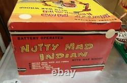 Vintage Nutty Mad Indian Toy Made by Louis Marx & Co. With Box