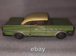 Vintage Old Friction Powered Buick Tinplate Toy Car Ohki Japan 1950 Rare