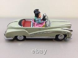 Vintage Original ME630 Photoing On Car Battery Operated Tin Toy Car in Box