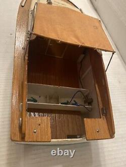 Vintage PT109 Wooden / Plastic Battery Boat