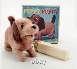 Vintage Peppy Puppy Battery Operated Remote Control See Video! Works Great