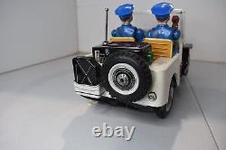 Vintage Police Patrol Jeep Battery Operated TN with Box None Op