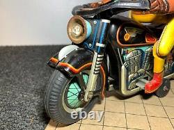 Vintage RARE- 1960 Trade Mark Modern Toys Tin Litho Battery MOTORCYCLE? 1417