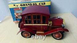 Vintage ROSKO B/O GRAND-PA CAR #073 Battery Operated Works WOW