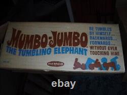 Vintage Remco Battery Operated Mumbo Jumbo Tumbling Elephant (not Working)
