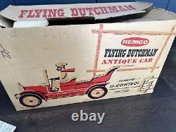 Vintage Remco FLYING DUTCHMAN ANTIQUE CAR Motorized U-Control Tether Car withBox