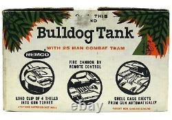 Vintage Remco Large Monkey Division Motorized US Army Bulldog Tank withBox Works