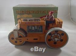 Vintage Road Construction Roller DAIYA Japan Battery Operated Toy With Box
