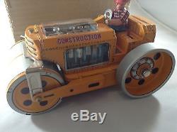 Vintage Road Construction Roller DAIYA Japan Battery Operated Toy With Box