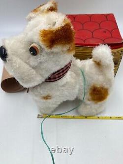 Vintage Rosko 1950s Battery Operated Dog Puppy Terrier Buttons 826 Japan Repair