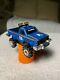 Vintage Schaper Stomper Blue Ford Truck 4x4, Strong Running With Working Light