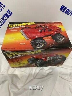 Vintage Schaper Stompers Crimson Crusher Chevy Monster Truck 4x4 Red Toy Truck