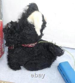 Vintage Sit'n Scotty Battery Operated Dog SCOTTISH TERRIER SCOTTIE Rosko with Box