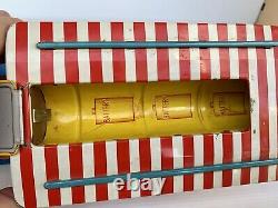 Vintage Tin Battery Operated Big Ring Circus Vhtf Works Great! Mfg Japan Read