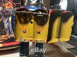 Vintage Tin Daiya Co. Battery Operated Space Conqueror 1960s Japan