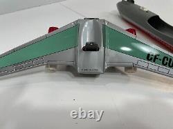 Vintage Tin / Plastic Battery Operated Toy Plane Made In Japan