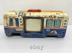 Vintage Tin Yonezawa NBC Television News Van RCA Victor Color Bus PARTS Japan