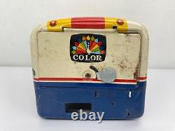 Vintage Tin Yonezawa NBC Television News Van RCA Victor Color Bus PARTS Japan