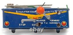 Vintage Tin Yonezawa NBC Television News Van RCA Victor Color Bus PARTS Japan