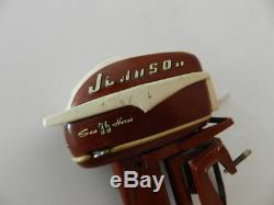 Vintage Toy Outboard Motor- K&o Johnson Seahorse 35 Hp. Vintage Boat Motor