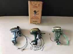 Vintage Toy Outboard Motor Lot Johnson 25 Evinrude Big Twin Scott Atwater 33