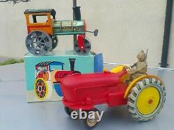Vintage Tractor Toy 461 Me 701 Made 60's Toy Battery Operated Remote China Works