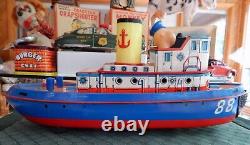 Vintage Tug Boat 88 Bump N Go Battery Op Working Near Mint Condition Video