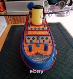 Vintage Tug Boat 88 Bump N Go Battery Op Working Near Mint Condition Video