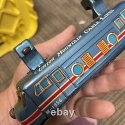 Vintage Union Mountain Cable Line Tin Lithograph toy Monorail Japan