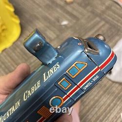 Vintage Union Mountain Cable Line Tin Lithograph toy Monorail Japan