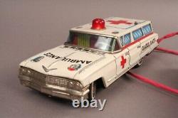 Vintage Yonezawa Japanese Battery Operated Ambulance