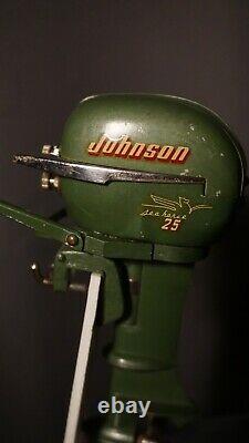 Vintage k&0 johnson seahorse 25 model outboard motor