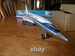 Vintage mid 1960's Daiya Pan Am Boeing 2707 SST Concorde Battery Operated Plane