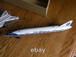 Vintage mid 1960's Daiya Pan Am Boeing 2707 SST Concorde Battery Operated Plane