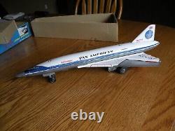 Vintage mid 1960's Daiya Pan Am Boeing 2707 SST Concorde Battery Operated Plane