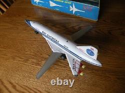 Vintage mid 1960's Daiya Pan Am Boeing 2707 SST Concorde Battery Operated Plane