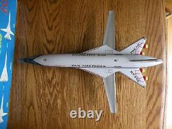 Vintage mid 1960's Daiya Pan Am Boeing 2707 SST Concorde Battery Operated Plane