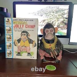 Vintage musical jolly chimp monkey