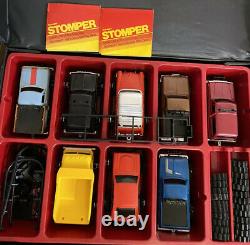 Vintage schaper stomper 4x4 Lot of 9 Stompers And Accessories Working Tires Case