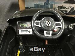 Volkswagen Licensed 12V Electric Kids Ride Car RC Remote RED WHITE BLACK 2MOTORS