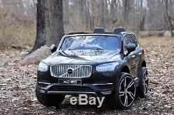 Volvo XC90 Black 12v Dual Motor Electric Power Ride On Car with Remote Control